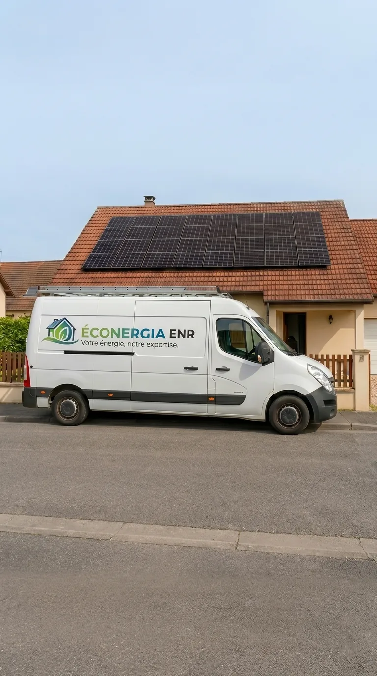 Équipe Econergia ENR — installation panneaux solaires à Thionville